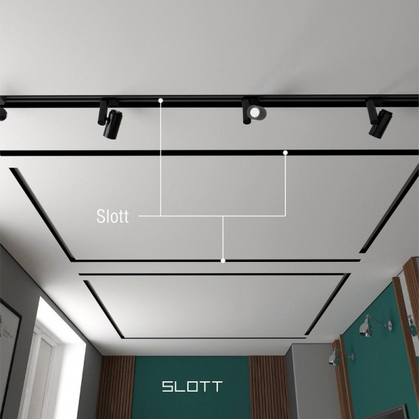 Натяжные потолки в гостиной