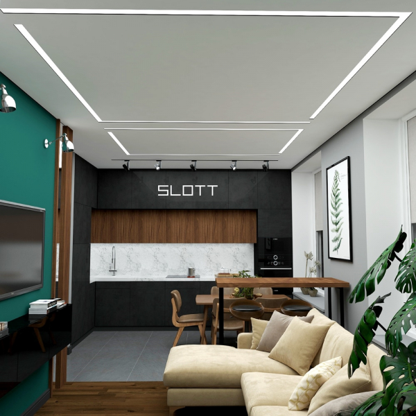 Натяжные потолки на кухню